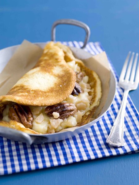 Inspirée par la Louisiane et sa capitale, la crêpe New Orleans fait la part belle à la merveilleuse noix de Pécan.