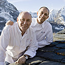 Le père et le fils: 2 chefs à la Bouitte pour une cuisine de haute voltige.