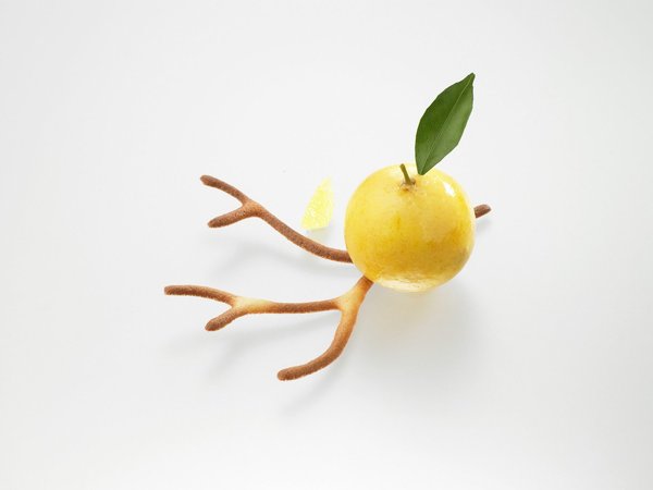 La carte des desserts joue sur un registre créatif comme pour cette tangerine confite et poétique.
