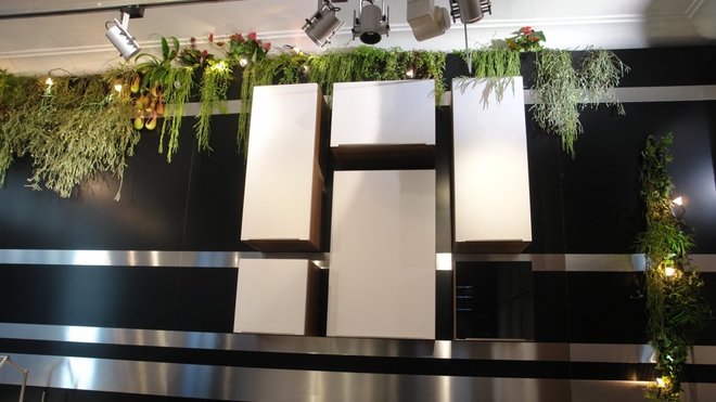 En attendant la pousse des plantes tropicales, le mur végétal s’installe En attendant la pousse des plantes tropicales, le mur végétal s’installe