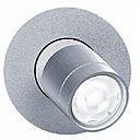 Spot encastré orientable en aluminium brossé, Supersystem.