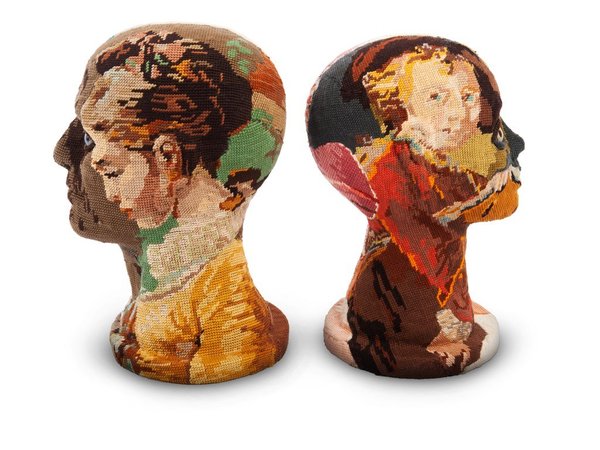 Heads, ou la dualité du couple, thème cher à Frédérique Morrel.