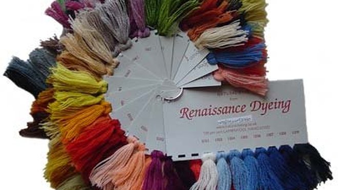 Carte du nuancier des laines Poll Dorset de Renaissance Dyeing