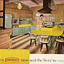 La cuisine vintage en Formica aux tons pastels revient au goût du jour avec un design plus contemporain.