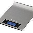 Cette balance se pend sur  la barre de crédence pour gagner de la place. Poids maxi 5 kg. Graduation 1 g. 34,99 €. Balance digitale BC53X. Brandt. www.brandt.com
