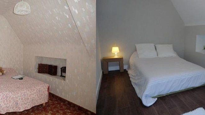 En masquant les marquages individuels ou générationnels, la chambre à coucher devient "déco" à peu de frais.