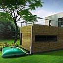 La Citerne Verte joue la carte du développement durable, en proposant une matière si souple que son colis ne représente que 5 % de son volume total.