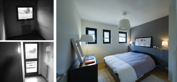 La chambre d’amis offre un confort douillet comme un cocon.