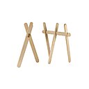 Tréteaux en hêtre, designés par Aurélien Barbry pour Eno Studio. Largeur : 60 cm, Hauteur : 70 cm, 139 € la paire.