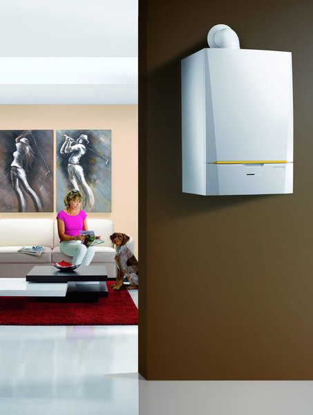 La chaudière murale gaz à condensation De Dietrich, modèle Innovens, est compacte et s'intègre à tous les types d'intérieurs.