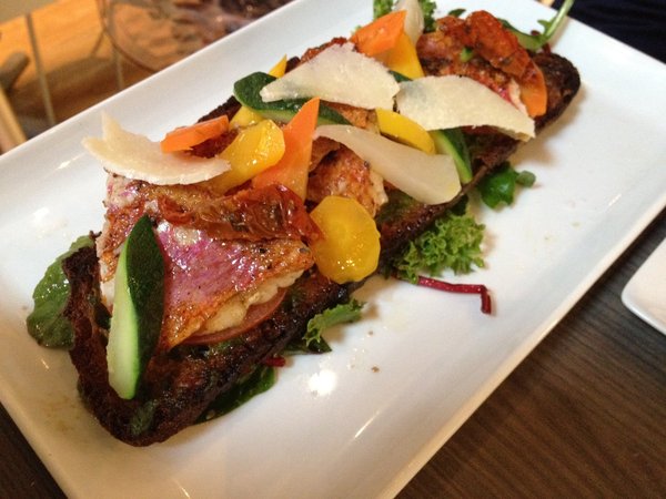 La tartine méditerranéenne aux accents du sud...