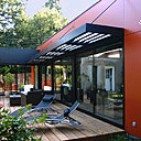 vue de la pergola suspendue