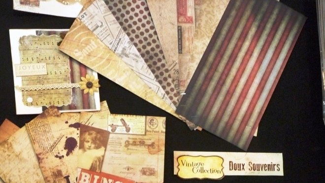 Ecologique, le scrapbooking se charge de réutiliser tous les morceaux de papier, journaux et cartonnages, qui vous tomberont sous la main.