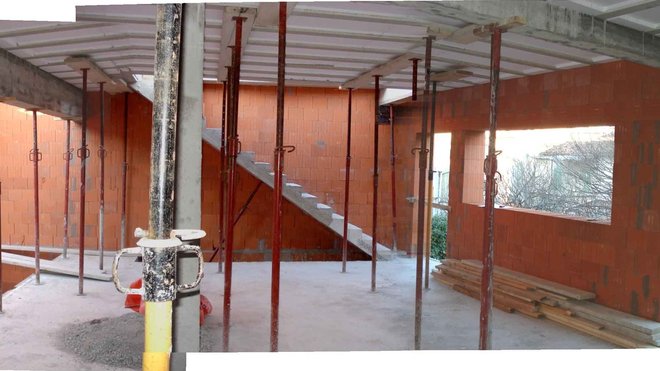 Construction de la maison en briques Monomur, un matériau qui possède une grande inertie. Construction de la maison en briques Monomur, un matériau qui possède une grande inertie.