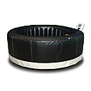 Le spa gonflable Meseo, modèle Camaro, possède une structure en nylon très résistante aux chocs et aux intempéries. L'eau est chauffée et filtrée, grâce à un système intégré dans le bassin.