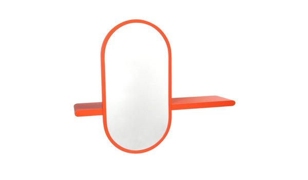 Guillaume Delvigne a créé la gamme Mirette pour Oxyo. Ses miroirs très astucieux accueillent livres dans la chambre ou clefs dans l'entrée, pour vous faciliter la vie et dynamiser votre intérieur.