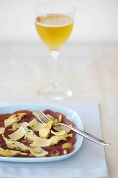 Carpaccio de bresaola.