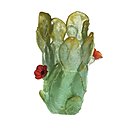 Le Trophée Daum 2012 de la Création paysagère est un vase “Cactus” en pâte de cristal, signé et numéroté.