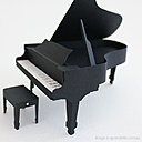 "Pepakura mini" et Grand piano de  Handson