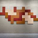 Osez l’effet graphique entre le jeu des couleurs et des formes. L’assemblage géographique permet de s’amuser à un Tetris grandeur nature, où l’irrégularité ne porte pas à conséquence.