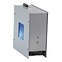 Horloge Cubic Metal par Bernard Bouchet pour Designheure,155 €.