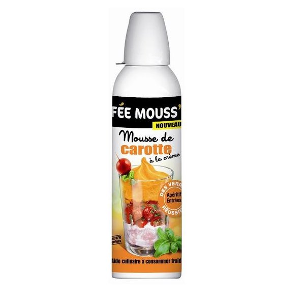 Pratique pour les dip de l'apéro ou remplir les verrines, Fée Mousse propose 3 mousses de légumes en bombe: betteraves, carottes, épinards.