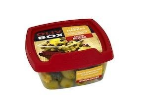 Packaging intelligent et ultra pratique, les olives sont en plus goûteuses, de gros calibre et dénoyautées.