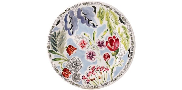 La gamme "Flora" est complète : ici le plat à dessert, pour régaler vos invités !