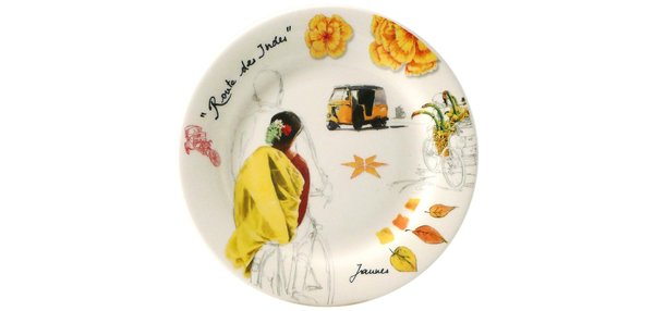 Des assiettes colorées : la gamme Route des Indes inspirera vos recettes pour des plats épicés !