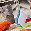 Facile, la bleue et blanche, spéciale salle de bains !