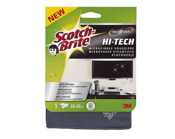 Chiffon astucieux et ultra efficace en micro-fibre pour nettoyer tous les écrans de la maison.