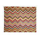 Les kilims ne représentent pas que des motifs compliqués. Ici un tapis neuf très moderne avec ses zigzags colorés ! Sur www.triff.com