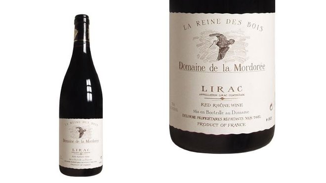 Côte du Rhône bien charpenté, La Mordorée rouge.