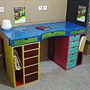 Bureau perroquet en carton massif !