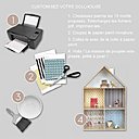 Ou bien de la décorer avec des mini papiers peints à télécharger sur le site.
