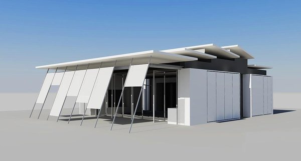 L’objectif de cette construction est de correspondre à une maison passive à énergie positive, grâce à l’installation de panneaux solaires. La démarche écologique ne s’y limite pourtant pas avec le traitement des eaux ou la toiture végétalisée.