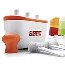 Vous n’avez qu’une dizaine de minutes pour réaliser un bâtonnet glacé ? Rien n’est impossible avec cette sorbetière Zoku, qui se place 24 heures au congélateur, avant de verser la préparation dans les moules et de patienter le temps requis.