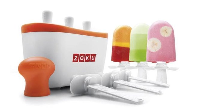 Vous n’avez qu’une dizaine de minutes pour réaliser un bâtonnet glacé ? Rien n’est impossible avec cette sorbetière Zoku, qui se place 24 heures au congélateur, avant de verser la préparation dans les moules et de patienter le temps requis. Vous n’avez qu’une dizaine de minutes pour réaliser un bâtonnet glacé ? Rien n’est impossible avec cette sorbetière Zoku, qui se place 24 heures au congélateur, avant de verser la préparation dans les moules et de patienter le temps requis.