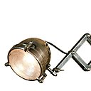 Elle évoque les phares, les accordéons et les ateliers. Elle s’étend de 20 à 40 cm. Diamètre du globe 12 cm. Bras en laiton. 185 €. Produit interieur brut www.produitinterieurbrut.com