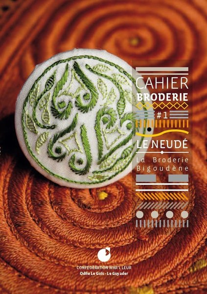 Couverture du carnet de broderie Bigoudène pour apprendre le neudé.