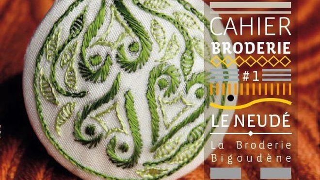 Couverture du carnet de broderie Bigoudène pour apprendre le neudé.
