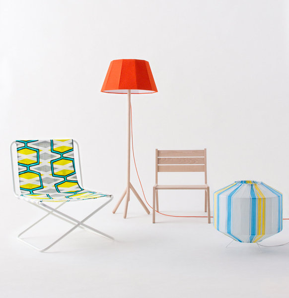 Esprit camping américain des sixties pour la collection indoor-outdoor Colonel.