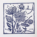 Plaque de linogravure pour imprimer vous même les jolis motifs de la créatrice