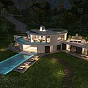 Une habitation futuriste, aux formes inédites issues de la force tellurique, et située à Bali.