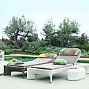 BEL AIR - ROCHE ET BOBOIS. Chaise longue d’une collection composée de canapés, fauteuils, tables, chaises, bridges, banquettes, tabourets, bar... Structure