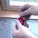 Etape 6 : Mise en place des cordons. Etape 6 : Mise en place des cordons.