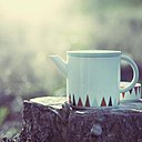 Dessinée par Trine Andersen pour Ferm Living, cette théière s’inspire du design scandinave, avec une prédilection pour la courbe, les motifs géométriques et un jeu de couleurs rétro. Chez Made in Design.