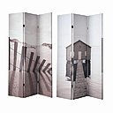 L’ambiance est sous le signe du zen avec le paravent « Sea Side » chez Maison du Monde, qui développe une image de maison isolée, sur l’eau et sa plage abandonnée. Une manière simple pour créer un véritable havre de paix.