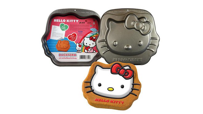 Avec son revêtement antiadhérent, ce moule à pâtisserie de My Toys est un accessoire indispensable pour les fans d’Hello Kitty, qui pourront déguster de délicieux gâteaux de la même forme que l’adorable petit chat.