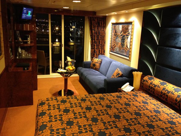 L'une des suite du MSC Yacht Club. Luxe et raffinement.